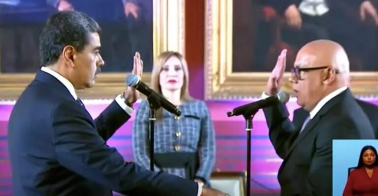 Con todo y el reproche internacional, Nicolás Maduro tomó protesta para un tercer periodo como presidente de Venezuela