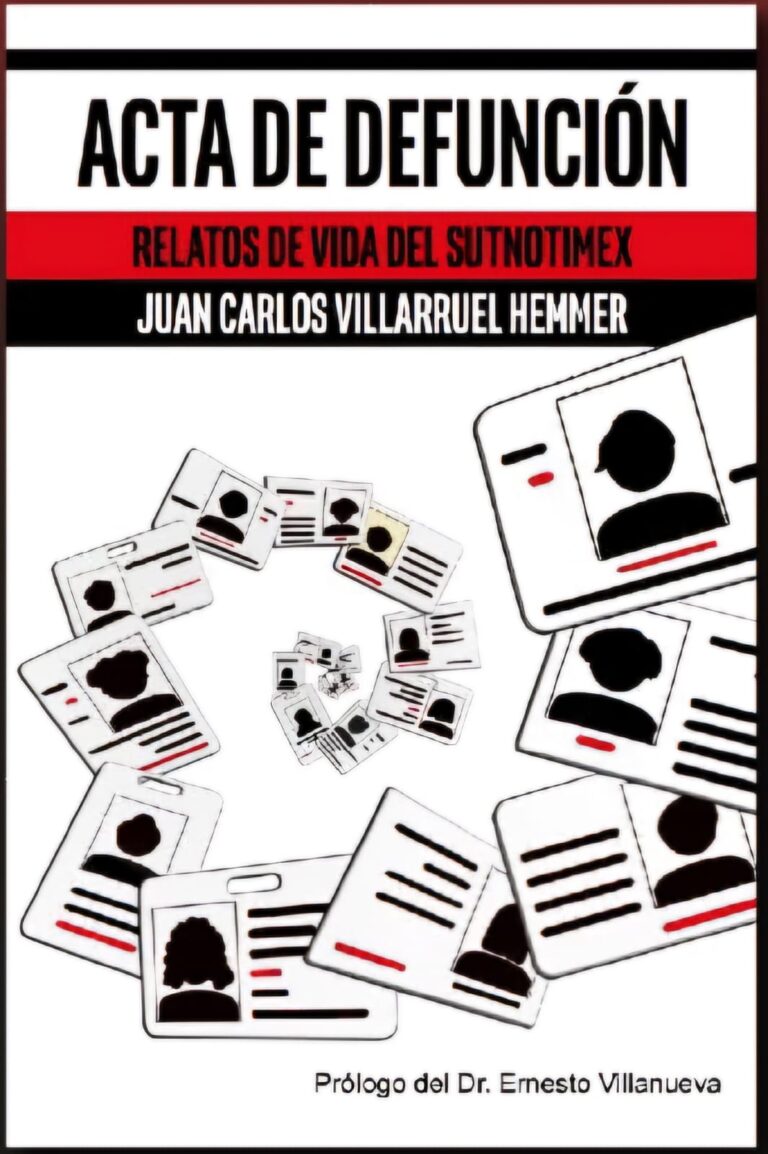 Presentarán el libro “Acta de Defunción. Relatos de vida del Sutnotimex”