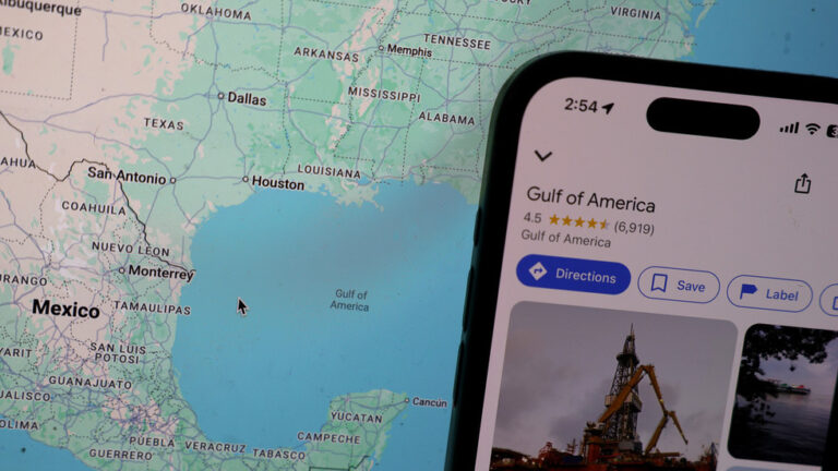 Apple también ya renombró al Golfo de México por Golfo de América