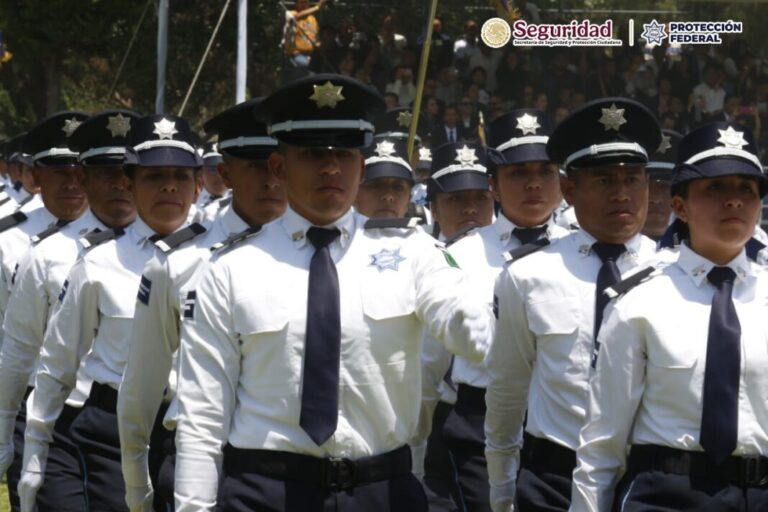 Se incorporan 174 cadetes a protección federal