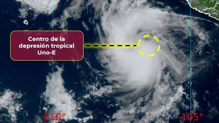 Se forma primera depresión tropical de 2025 ¿En dónde se encuentra?