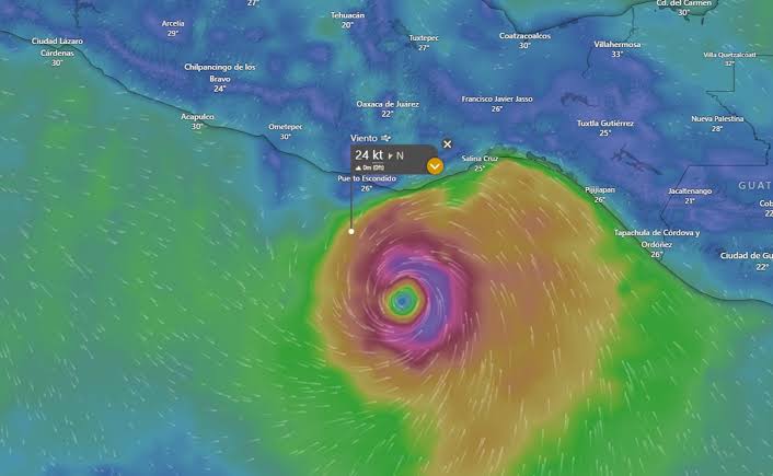 ¿Cuál es el pronóstico de trayectoria del potencial huracán Erik?