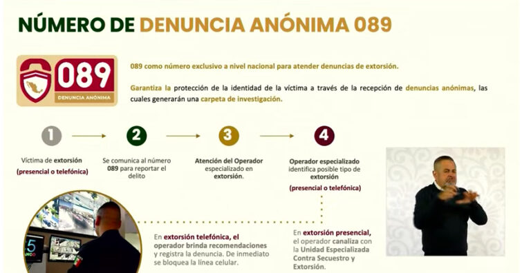 Todo el peso del Estado contra la extorsión: Sheinbaum / Por Diana Domínguez