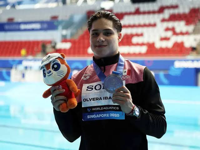 El mexicano Olvera suma una nueva plata en la final de 3 metros sincronizados
