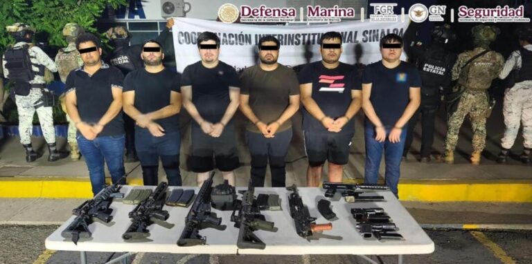 Detienen a seis generadores de violencia en Sinaloa