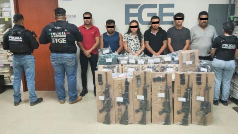 Capturan en QRoo a seis personas con drogas y armas de fuego