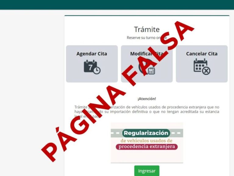 Emiten recomendaciones para evitar ser víctima de fraudes en páginas que suplantan identidad del REPUVE