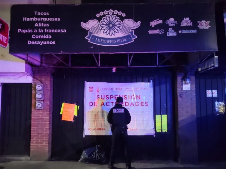Realizan operativo en bares y antros de la CDMX