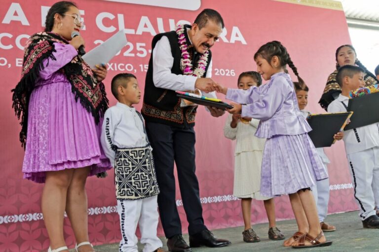 Concluye ciclo escolar 2025-2026 para más de 2.8 millones de estudiantes de educación básica en el EdoMéx
