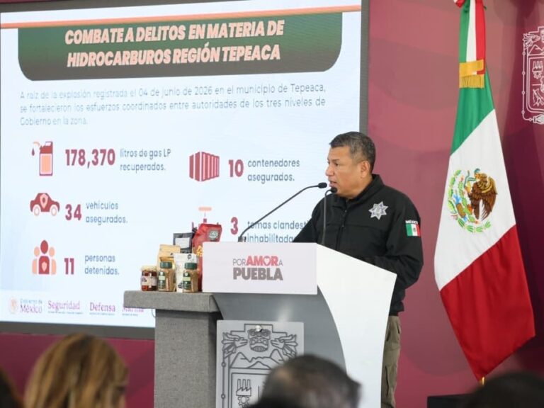 Refuerzan combate a la extorsión y delitos en Puebla