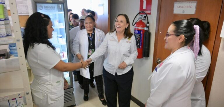 Asegura Rocío Nahle que abasto oncológico en Hospital de Alta Especialidad del puerto de Veracruz es del 95%
