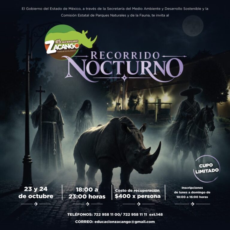 ¡Noches de misterio en Zacango! Disfruta de las leyendas que guarda el Parque Ecológico entre sus muros